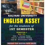 English Asset for the students of 1st semester Kalyani University