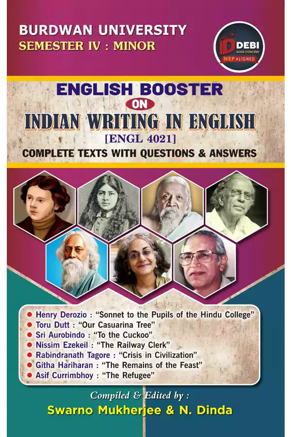 ENGLISH BOOSTER ON INDIAN WRITING IN ENGLISH [ENGL 4021]