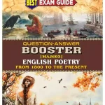 QUESTION-ANSWER BOOSTER [MAJ603] ENGLISH POETRY cover