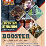 SEMESTER VI MAJOR EUROPEAN LITERATURE cover